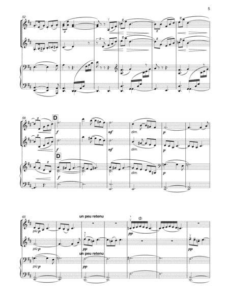 DEBUSSY Petite Suite (3 Movements) For Two Violins & Piano
